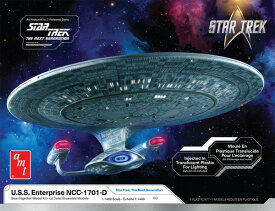 6月以降再入荷予定 AMT 1/1400 新スター・トレック U.S.S.エンタープライズ NCC-1701-D クリアエディション プラモデル AMT1429