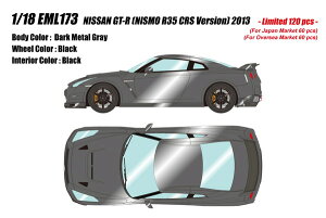 �y���������z�@EIDOLON 1/18 NISSAN GT-R (NISMO R35 CRS Version) 2013 �_�[�N���^���O���[ �����i�~�j�J�[ EML173