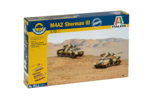�C�^���� 1/72 WW.II �A���R M4A2�V���[�}��3(2�q�Z�b�g) �v�����f�� IT7511