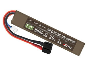 HiTEC XPOWER R-SPEC AIR ELECTRIC GUN BATTERY Li-Po 7.4V 1000mAh 20C 2S T^ fB[YRlN^[ dKpobe[ XPRAEG100020C2SD