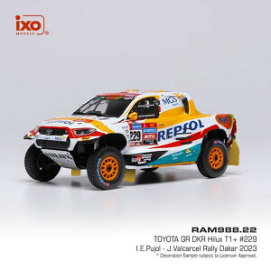 y11\z@IXO MODELS 1/43 g^ GR DKR Hilux T1+ 2023N _J[[ #229 I.E.Pujol/J.Valcarcel i_CLXg~jJ[ RAM988