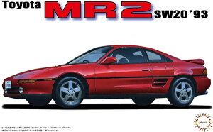 8���ē��ח\�� �t�W�~�͌^ 1/24 �C���`�A�b�v�V���[�Y No.040 �g���^ SW20 MR2 '93 �v�����f��