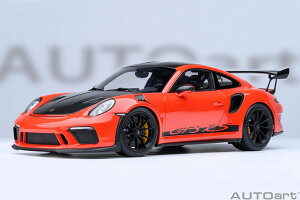 �y���������z�@AUTOart 1/18 �|���V�F 911 (991.2) GT3 RS ���@�C�U�b�n�E�p�b�P�[�W �I�����W/�J�[�{���u���b�N �����i�~�j�J�[ 78177