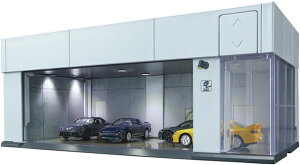 1220\@g~Jv~A tomica GARAGE SILVER WHITE Standard Edition