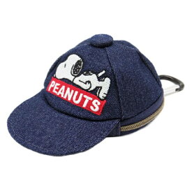 9月再販予定　PEANUTS スヌーピー キャップポーチ デニム 小物入れ 216625-25
