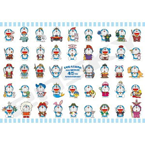 WO\[pY 1000s[X fh45th uDORAEMON THE MOVIE 1980-2025v 51×73.5cm 1000T-533