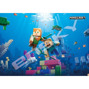 WO\[pY 208s[X MINECRAFT }CNtg }WJs[X -Cg- Aquatic 18.2×25.7cm 208-ML10