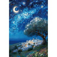 ジグソーパズル 1000ピース Nakata 星降る夜の記憶 49×72cm 1000-163