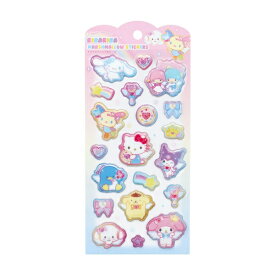 9月発売予定　サンリオキャラクターズ キラキラマシュマロシール　マジカル