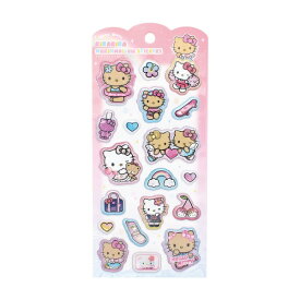 9月発売予定　サンリオキャラクターズ キラキラマシュマロシール　ハローキティ／日焼け