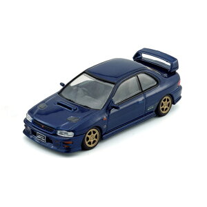 BM CREATIONS 1/64 �X�o�� �C���v���b�T WRX Type R 3�A4-6 �u���[ LHD ���n���h�� �����i�_�C�L���X�g�~�j�J�[ 64B0260