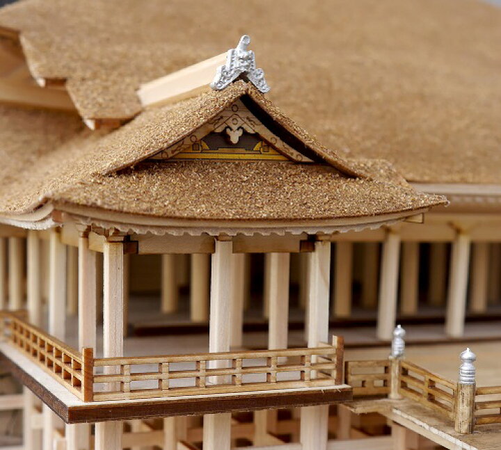 15周年記念イベントが ウッディジョー 木製建築模型 150 法隆寺 西院伽藍 全景 送料無料 