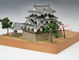 【送料無料】　ウッディジョー　木製建築模型　1/150　彦根城　レーザーカット加工