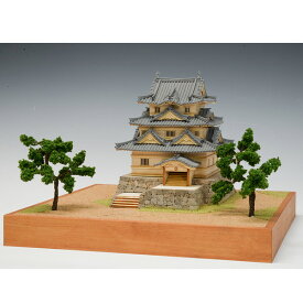 【送料無料】　ウッディジョー　木製建築模型　1/150　宇和島城　レーザーカット加工