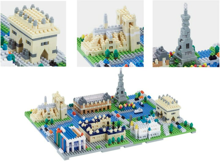 楽天市場 ナノブロック Nanoblock Nb 047 パリ 難易度4 トイスタジアム2号店
