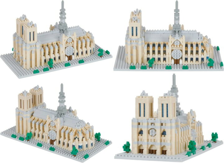 楽天市場 ナノブロック Nanoblock Nbh 5 ノートルダム大聖堂 難易度4 トイスタジアム2号店