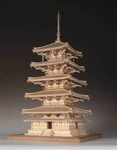 ウッディジョー 1/75 木製模型 法隆寺 五重塔 (模型) 価格比較 - 価格.com