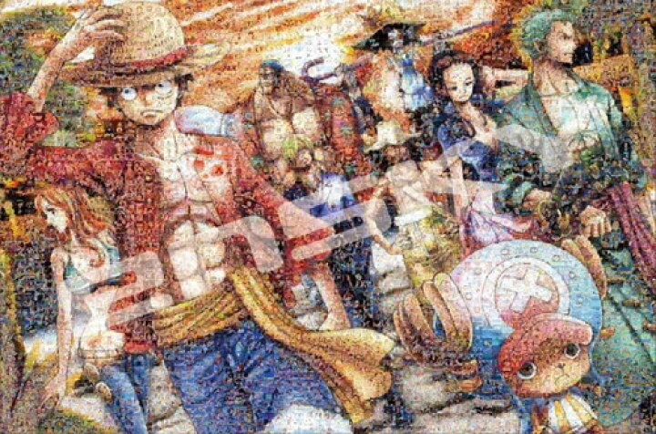 楽天市場 ジグソーパズル 1000ピース ワンピースモザイクアート 上陸 50x75cm 1000 586 トイスタジアム2号店