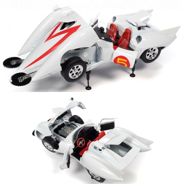 楽天市場】AUTOWORLD 1/18 マッハGoGoGo マッハ号 三船剛＆三平 