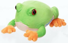 エココエカエル アカメアマガエル カエルのおもちゃ ぬいぐるみ 対象年齢：3歳から