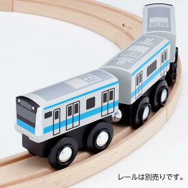 moku TRAIN　E233系 京浜東北線　3両セット　木製玩具 木製おもちゃ 木製レール