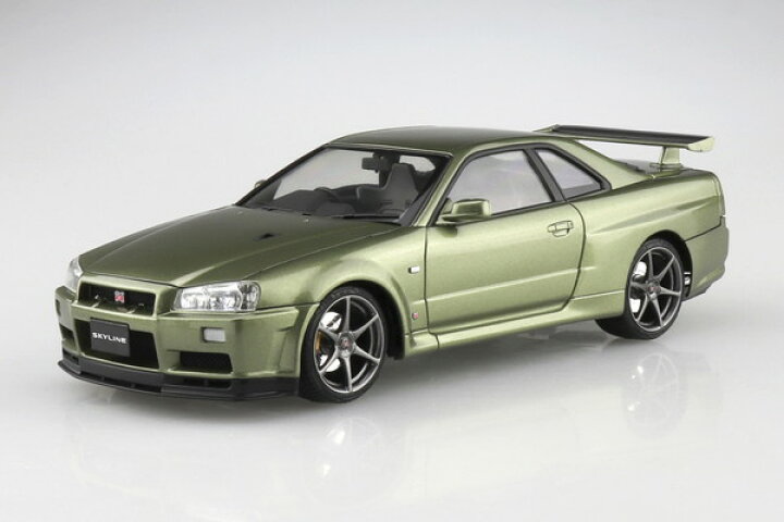 楽天市場】アオシマ 1/24 プリペイントモデル No.03-C ニッサン BNR34 