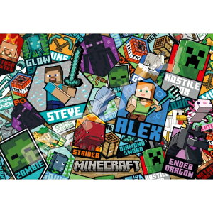 WO\[pY 300s[X MINECRAFT }CNtg Emblem Collection 26×38cm 300-1791