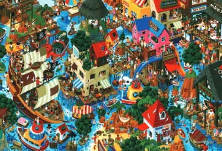 楽天市場】ジグソーパズル 300ピース 探して！わくわくマリンタウン 26