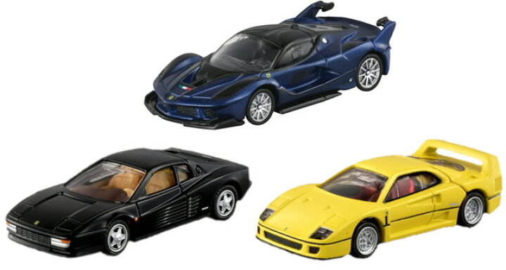 楽天市場】トミカプレミアム FERRARI 3 MODELS Collection 