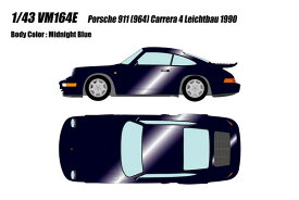 【●カタログ】　VISION 1/43 ポルシェ 911(964) カレラ4 ライトウェイト 1990 ミッドナイトブルー 完成品ミニカー VM164E