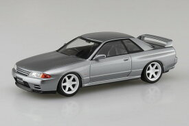 アオシマ 1/32 ザ・スナップキット No.14-SP4 ニッサン R32スカイラインGT-R カスタムホイール(スパークシルバー) プラモデル