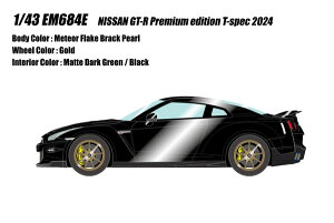 �y���������z�@EIDOLON 1/43 NISSAN GT-R �v���~�A���G�f�B�V���� T-spec 2024 ���e�I�t���[�N�u���b�N�p�[�� �����i�~�j�J�[ EM684E