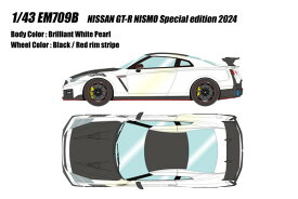 【●カタログ】【送料無料】　EIDOLON COLLECTION 1/43 ニッサン GT-R NISMO Special edition 2024 ブリリアントホワイトパール 完成品ミニカー EM709B