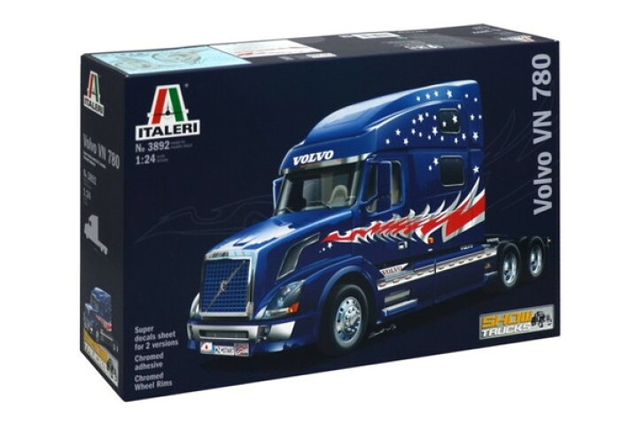 楽天市場】イタレリ 1/24 ボルボ VN 780 トラクターヘッド プラモデル 
