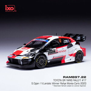 IXO MODELS 1/43 g^ GR X RALLY1 2023NeJ[D #17 S.Ogier/V.Landais i_CLXg~jJ[ RAM897