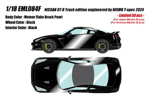 yz@EIDOLON 1/18 NISSAN GT-R Track edition engineered by NISMO T-spec 2024 eIt[NubNp[ i~jJ[ EML084F