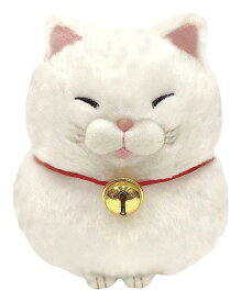 ひげまんじゅうST もちお ぬいぐるみ 高さ約13cm 猫雑貨 ギフト