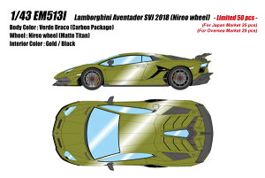 �y���������z�@EIDOLON COLLECTION 1/43 �����{���M�[�j �A���F���^�h�[�� SVJ 2018 (�j���I�z�C�[��) ���F���f�h���R �����i�~�j�J�[ EM513I
