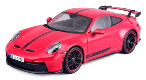 Maisto 1/18 �|���V�F 911 GT3 2022 ���b�h �����i�~�j�J�[ MS36458R