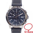 【中古】 IWC 腕時計 インジュニア クロノグラフ メンズ オートマ SS 革ベルト IW380901 自動巻き 500本限定モデル
