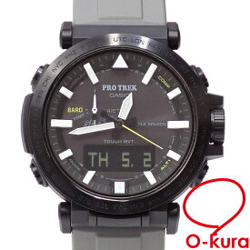 【中古】 カシオ 腕時計 プロトレックMXP メンズ タフソーラー 樹脂 ステンレススチール デュラソフトバンド PRW-6620YFM-1JR 光充電式 電波時計 アナデジ クライマーライン
