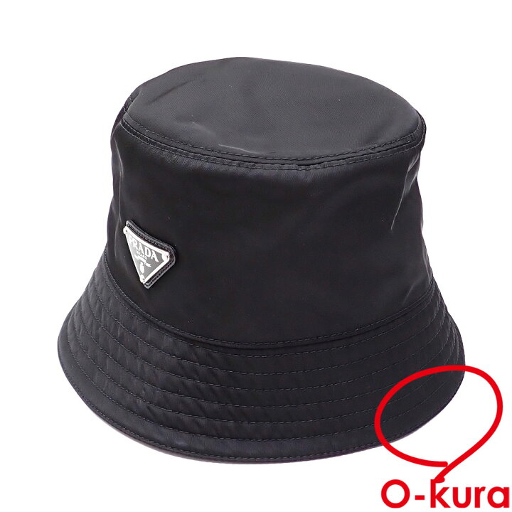 楽天市場】【中古】 プラダ Re-Nylon バケットハット 帽子 メンズ 