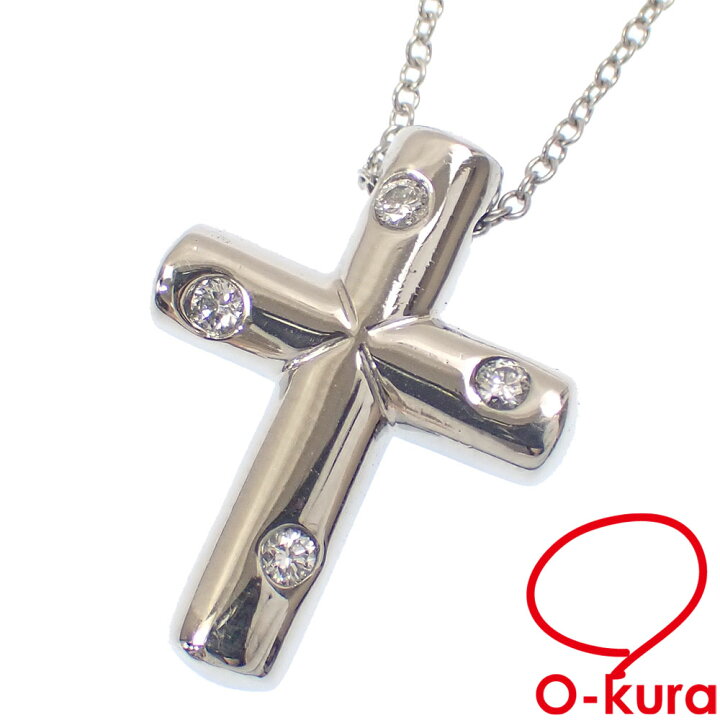 楽天市場】【中古】 ティファニー ドッツ クロス ネックレス  