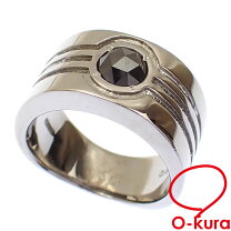 Pt900 ダイヤモンド プラチナ リング 11.5号 15.5g 0.31ct ユニセックス