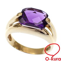 楽天市場】k18 中古（種類（宝石）アメジスト）（指輪・リング 