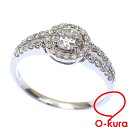 【中古】 ダイヤモンド リング レディース Pt900 11号 0.328ct/0.25ct 3.5g 指輪 プラチナ