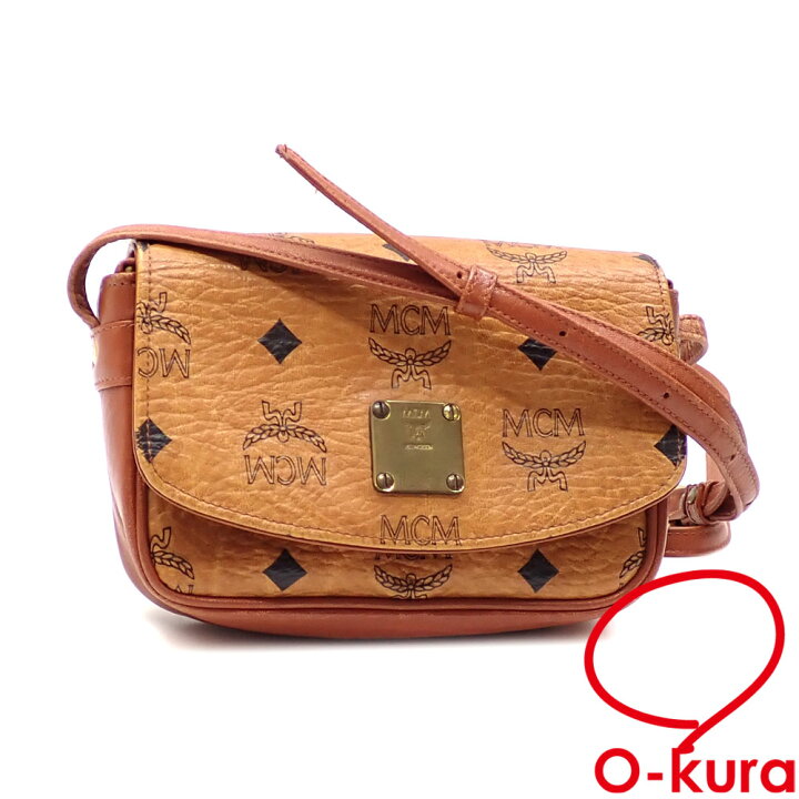 楽天市場】【中古】 MCM ショルダーバッグ レディース ブラウン レザー  