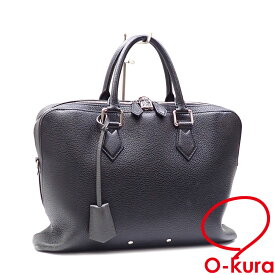 【中古】 ルイ・ヴィトン ビジネスバッグ タイガ アルマンド ブリーフケース メンズ M53488 ブラック 書類鞄 ハンド