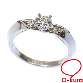【中古】 ショーメ エンゲージメント リング レディース ダイヤモンド Pt950 8号 4.3g 指輪 プラチナ J83864 セレナードコレクション