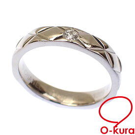 【中古】 シャネル ココクラッシュ リング レディース Pt950 7.5号 #48 5.2g 指輪 プラチナ 1P